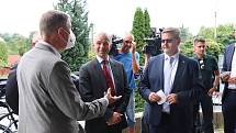 Premiér Andrej Babiš navštívil rumburskou nemocnici.