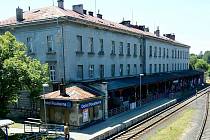 Vlakové nádraží v Dolní Poustevně.