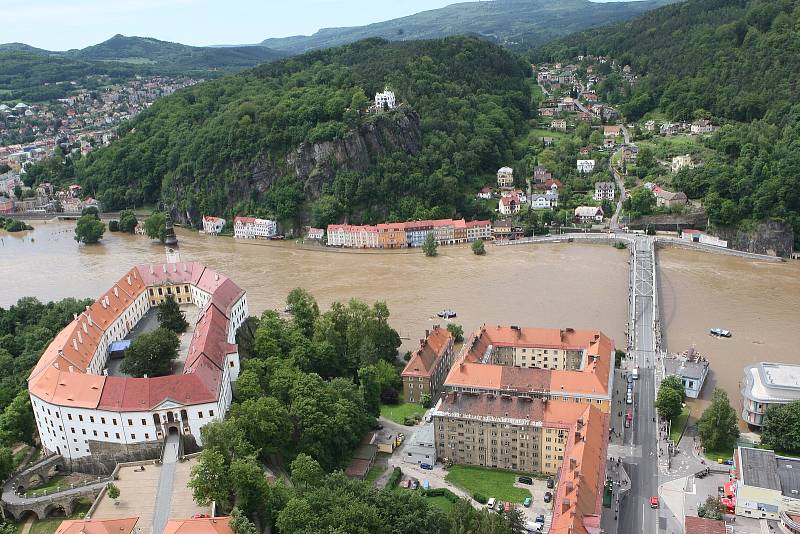 Povodně na Děčínsku  v červnu 2013.