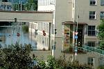 Povodně v Děčíně 5.6. dopoledne 