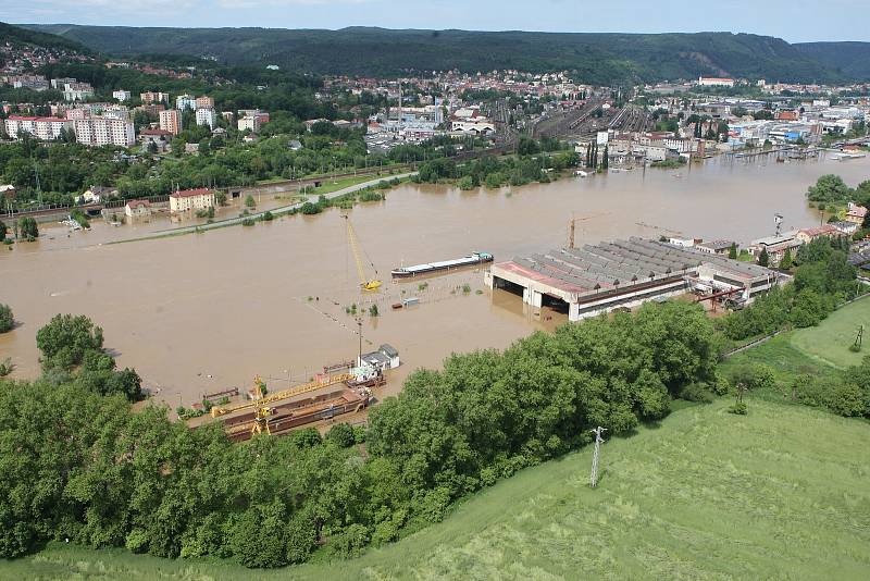 Povodně na Děčínsku  v červnu 2013.