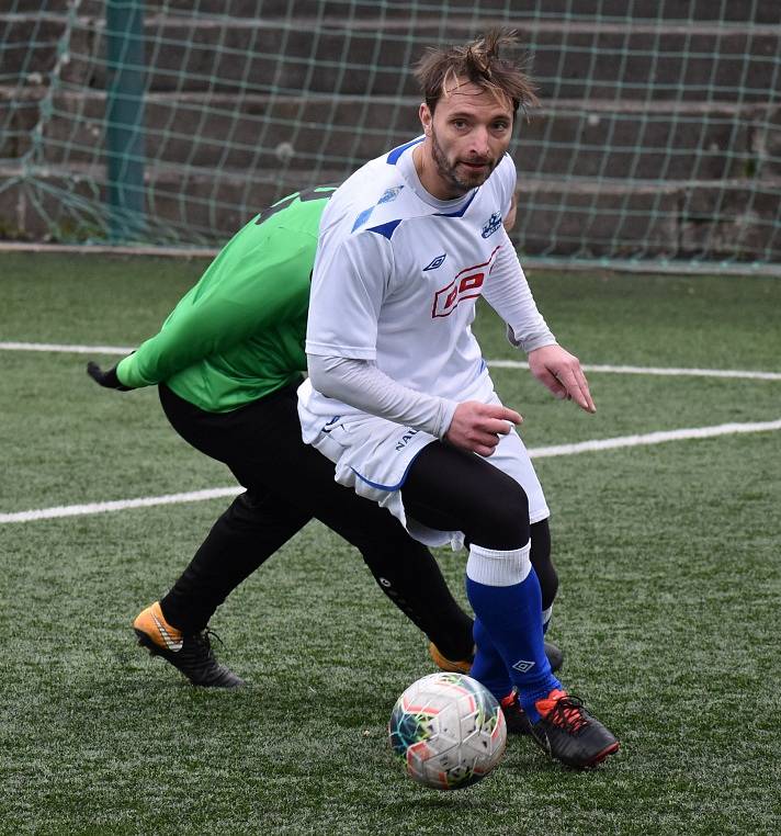 Petr Voříšek v dresu FK Junior Děčín.