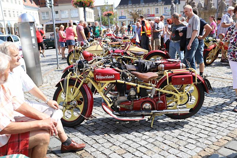 Sraz majitelů a milovníků motocyklů Böhmerland na Šluknovsku