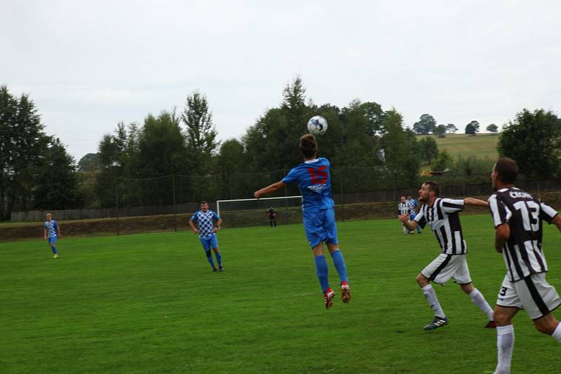 Střetnutí Horní Podluží – Mikulášovice 5:0.