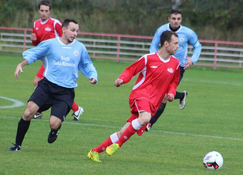 ŠLÁGR. Česká Kamenice vyhrála v Děčíně 1:0.