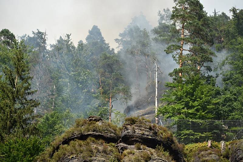 Pondělní odpoledne 25. července v Hřensku