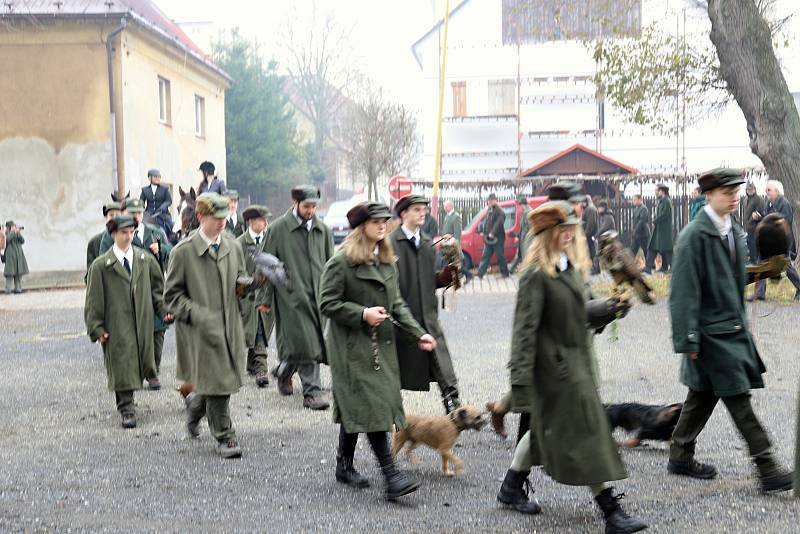 Hubertská jízda ve Šluknově.