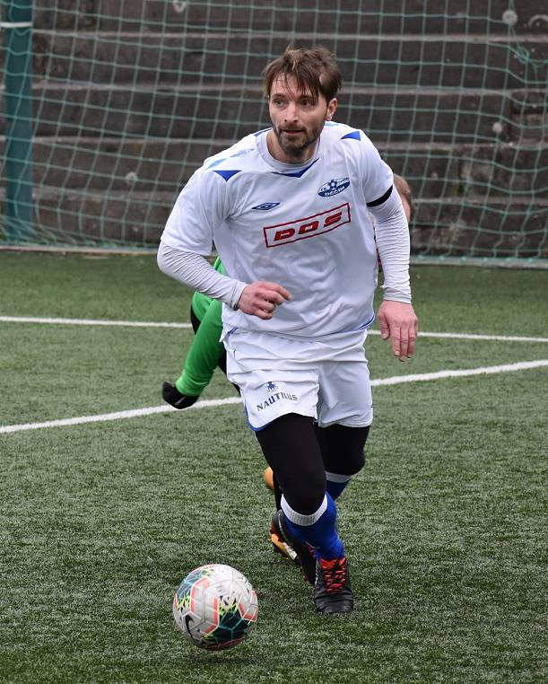 Petr Voříšek v dresu FK Junior Děčín.