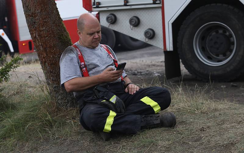 Symbolem požáru v Českém Švýcarsku se stala Mezná