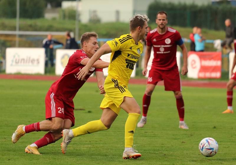 Druhá fotbalová liga: Varnsdorf - Třinec 3:0 (0:0).