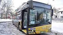 Děčínský dopravní podnik zkouší elektrobus Solaris.