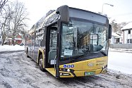 Děčínský dopravní podnik zkoušel v roce 2021 elektrobus Solaris. Ilustrační foto