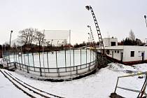 Zimní stadion Varnsdorf, jak vypadal dříve.