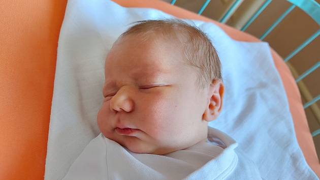 Adam Novotný se narodil v úterý 21. června v 19:10 Nele Novotné. Měřil 50 cm a vážil 4,10 kg.