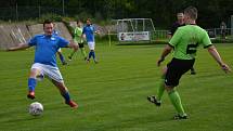 Březiny (v modrém) doma porazily Benešov 2:1.