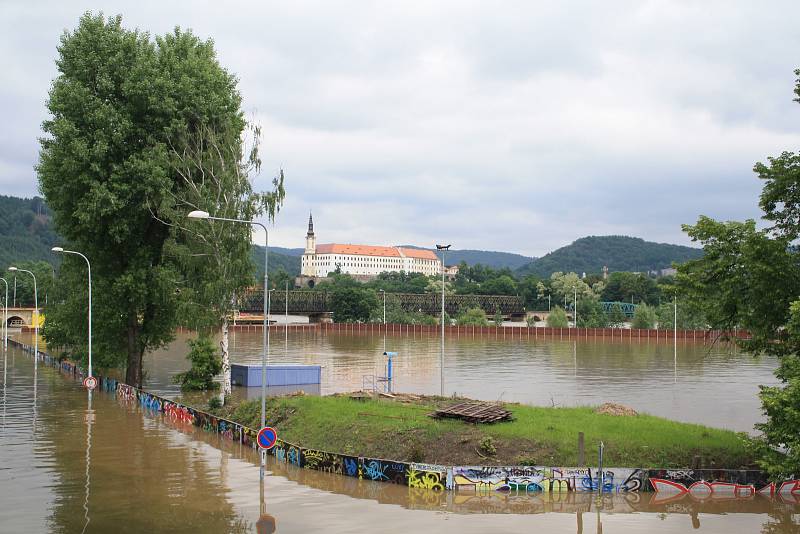 Povodně na Děčínsku 2013.