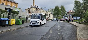 Do zastávky Pod Nemocnicí v Děčíně bude zajíždět minibus.