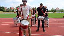 Slavnostní otevření atletického stadionu v Rumburku.