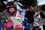 PODRUHÉ se konal ve sportovním areálu Jedlová Obří slalom.