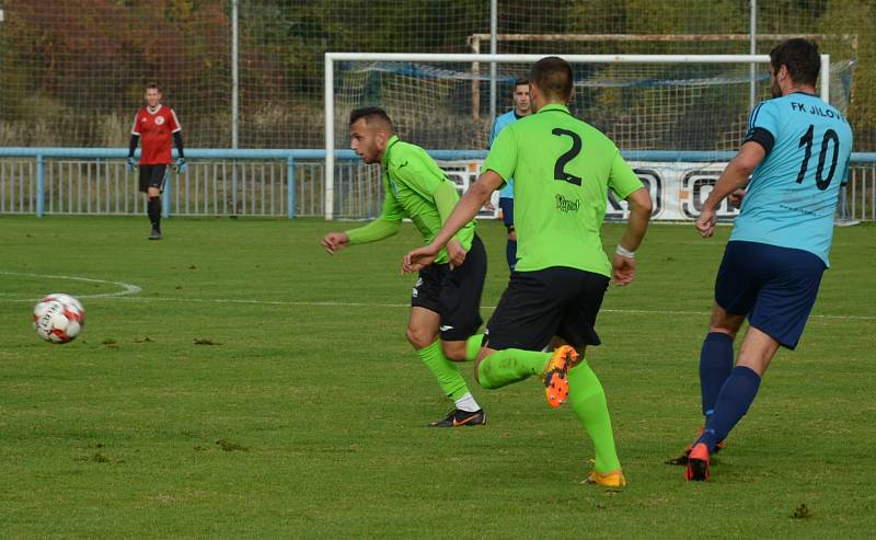 PORÁŽKA. Jílové doma nestačilo na Mostecký FK, když prohrálo 0:1.