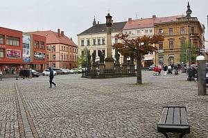 Lužické náměstí v Rumburku. Ilustrační foto.