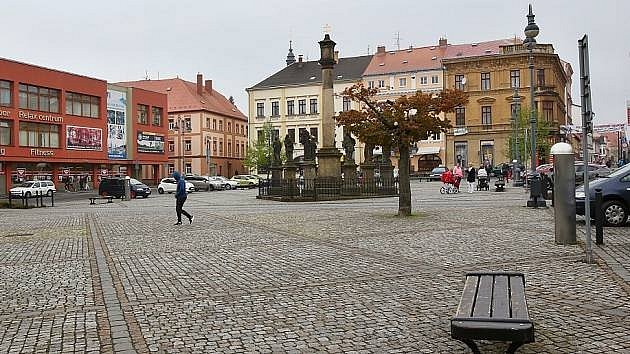 Lužické náměstí v Rumburku. Ilustrační foto.
