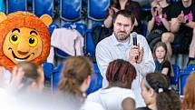 Slavnostní zakončení Vividbooks Národního finále U 11 dívek v basketbalu. Vítězství urvaly dívky z Hradce Králové.