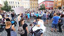 V Rumburku proběhla ve čtvrtek demonstrace za zachování Lužické nemocnice.