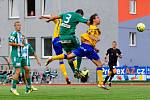 TO BYLA ŠKODA. Varnsdorf (ve žlutém) doma remizoval 0:0 s FK Bohemians Praha.