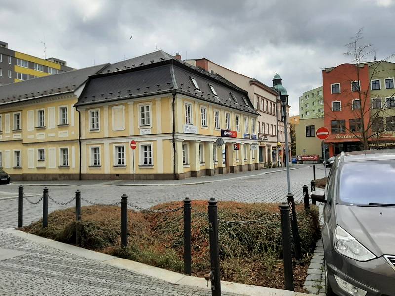 Rumburk, archivní fotografie, procházka centrem města.