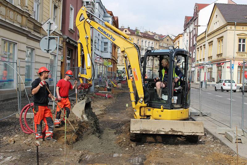 Práce na revitalizaci Podmokel pokračují.