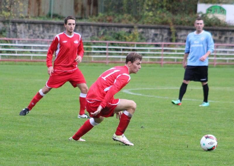 ŠLÁGR. Česká Kamenice vyhrála v Děčíně 1:0.