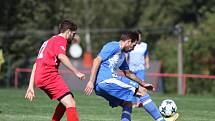 JIŘÍKOV (červené dresy) doma udolal Chabařovice 2:1.