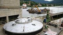 Energetici se připavují na generální opravu rychlouzávěru (stavidla) ve Vodní Elektrárně Střekov v Ústí nad Labem