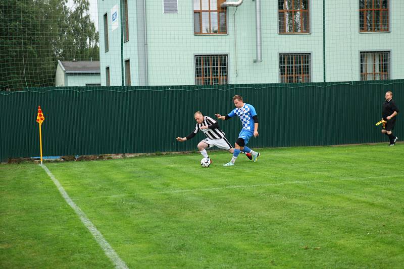 Střetnutí Horní Podluží – Mikulášovice 5:0.