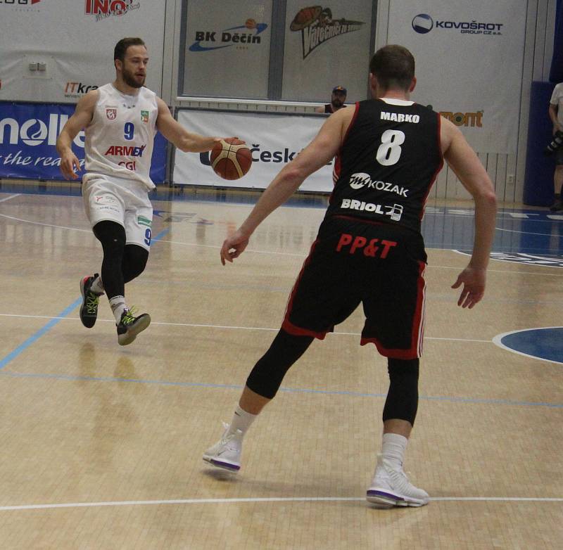 Basketbal play-off šestý zápas semifinále Děčín Svitavy