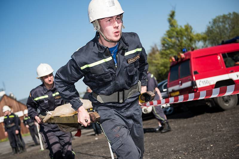 Na sjezdovku v Horním Podluží dorazili hasiči z celého výběžku i z německého Putzkau.