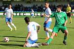 DALŠÍ JARNÍ VÍTĚZSTVÍ. Vilémov (v zeleném) doma porazil 2:0 Lovosice.