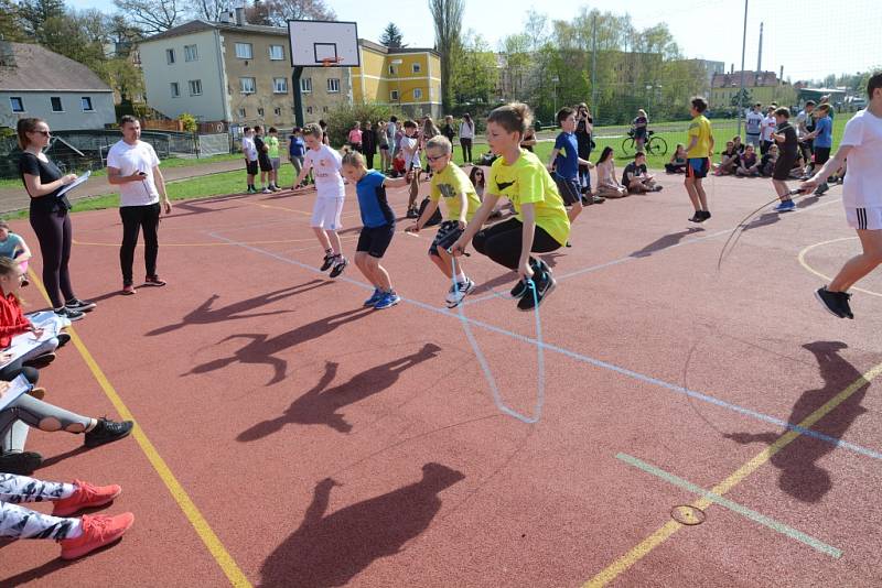 PĚT DISCPLÍN. Děti sportovaly ve Varnsdorfu.