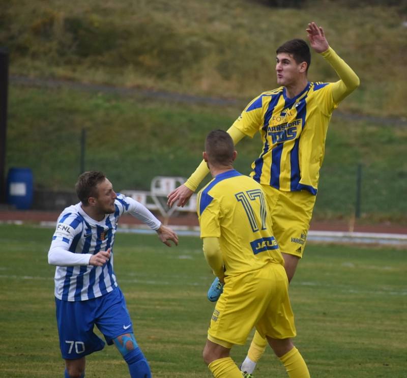 Varnsdorf doma porazil Prostějov 3:1. Rozhodl obrat ve druhém poločase.