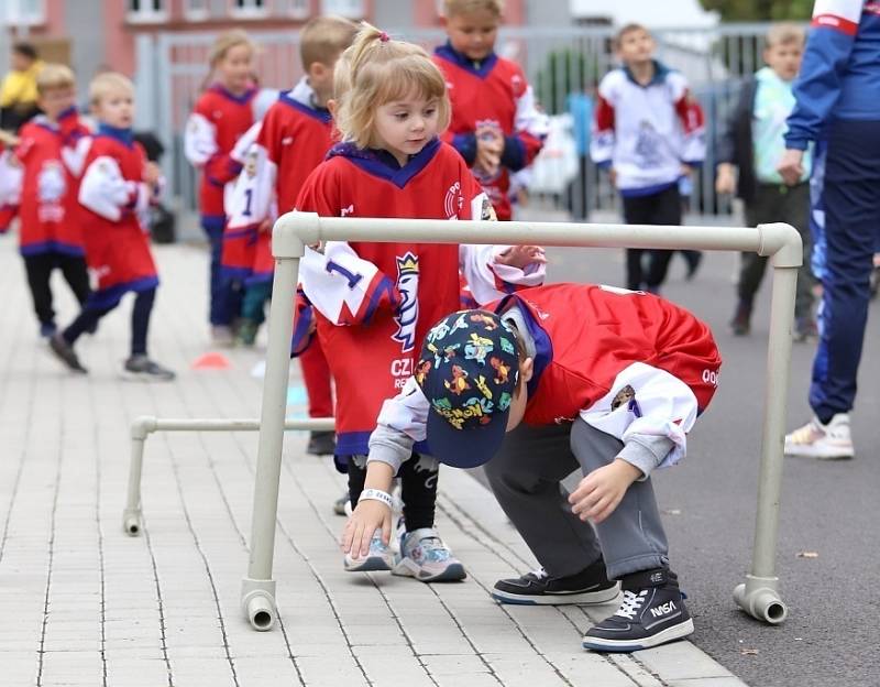 Na děčínském zimním stadionu proběhla akce Týden hokeje.