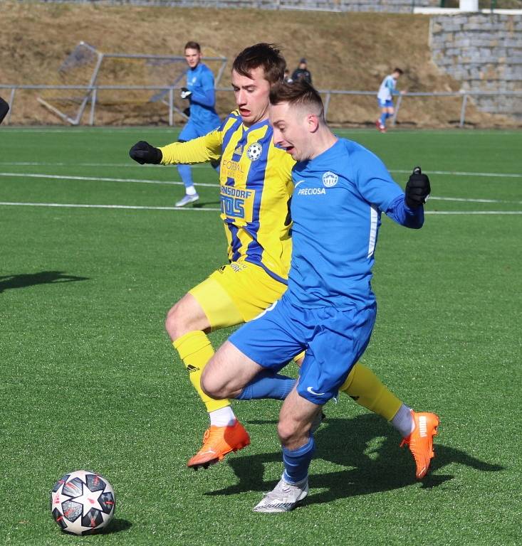 Fotbalisté Varnsdorfu doma porazili Liberec B 5:0.