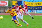 REMÍZA. FK Varnsdorf (žlutá) vs. Viktoria Žižkov 1:1.