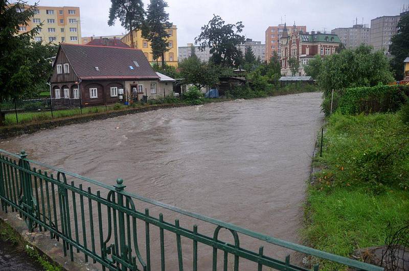 Velká voda ve Varnsdorfu - srpen 2010