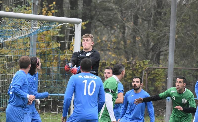 Fotbal, I.B třída: Křešice - Heřmanov 4:2.