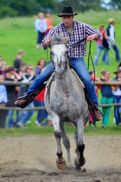 V Království si užívali rodeo 