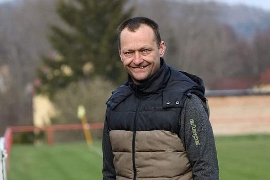 Zdeněk Bajan, trenér Spartaku Jiříkov.