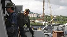 Českým loděnicím se možná blýská na lepší časy. Firma vyrábí v Děčíně a Ústí nad Labem chemické tankery a kontejnerové lodě.