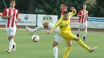 VARNSDORF (ve žlutém) doma remizoval se Žižkovem 0:0.