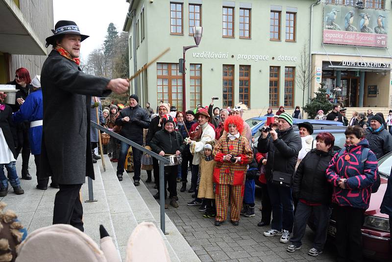 Masopustu si užili o víkendu také v Krásné Lípě.